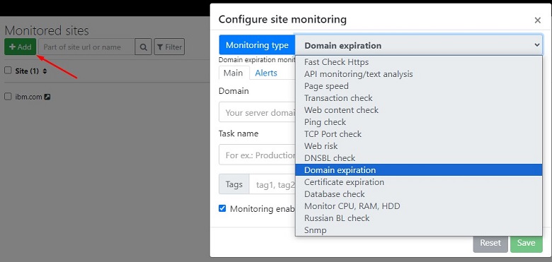 Domain-Info-Suchprüfung