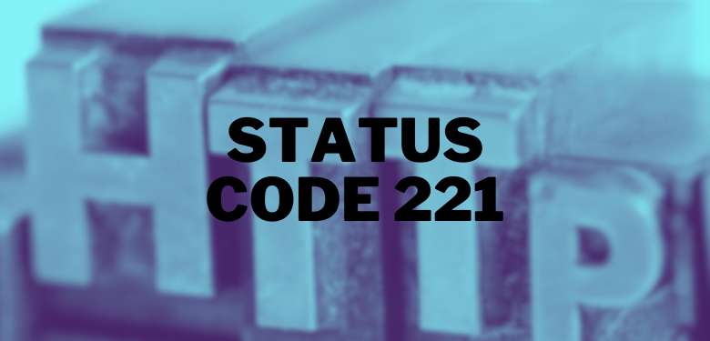 Status code 221