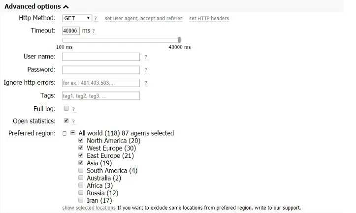 How to monitor availability of any web site?