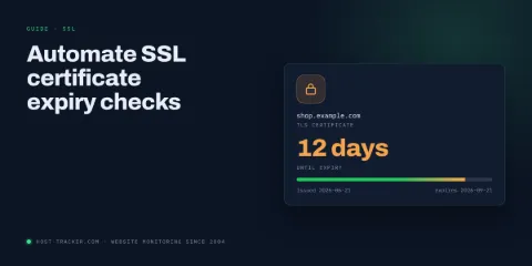 Automate SSL Certificate Expiry Checks