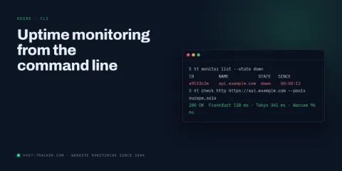 Uptime Monitoring from the Command Line: HostTracker CLI